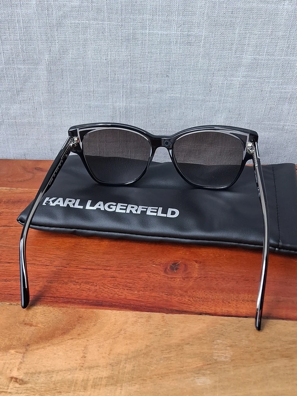 Karl Lagerfeld KL6069S Black Crystal Cat Eye Sunglasses
